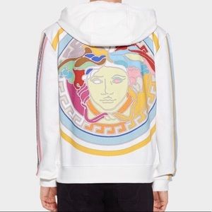 New $1225 Versace POP Limited Edition Hoodie White